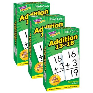 Trend Addition 13-18 Skill Drill Flash Cards, 3 Packs - 1 of 1