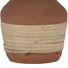 Natural Terracotta & Rattan Bud Vase for Dried Flowers, Table Decor - 2 of 4
