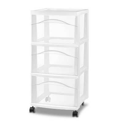 3 Drawer Medium Cart White - Room Essentials™