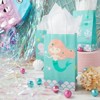 Blue Panda 24-Pack Mermaid Birthday Party Favor Medium Paper Gift Bags with Handles (5.3 x 9 x 3.2) - image 2 of 4