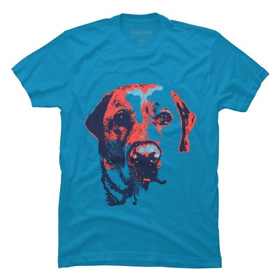 Men's Design By Humans Patriotic Labrador By Rmbuckeye T-Shirt