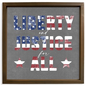 Creative Products Liberty and Justice for All 16 x 16 Framed Print - 1 of 4