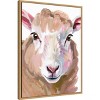 Amanti Art Schaf Sheep by Ohkimiko  Framed Canvas Wall Art - 2 of 4