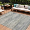 HomeRoots 8' X 10' Linen And Beige Abstract Washable Indoor Outdoor Area Rug - 2 of 4