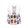 Silver Buffalo Disney Daisy Duck 3-Inch Mini Light-Up Snow Globe - 4 of 4