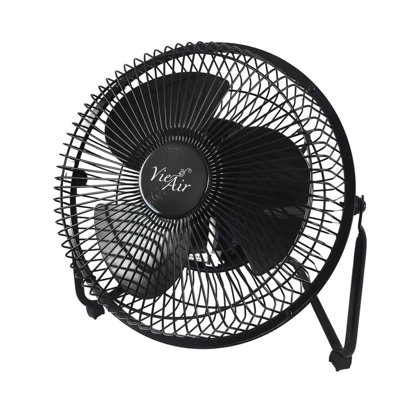 Vie Air 8 Inch High Velocity Metal Desk and Floor Fan, 1 of 4