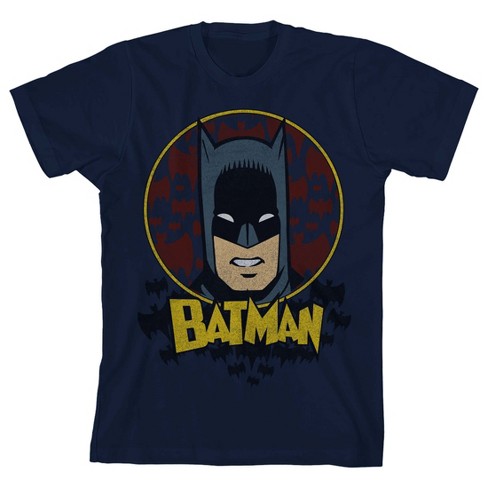 Batman 66 Tv Youth Boys Navy T-shirt-xl : Target