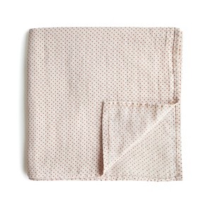 Mushie Organic Cotton Muslin Swaddle Blanket - 1 of 4