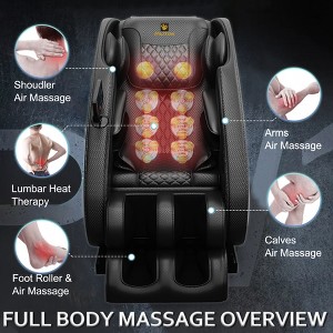GDFStudio Nat Full Body Air Pressure Massage Chair Recliner with Heating,  Bluetooth and Zero Gravity - 1 of 4
