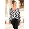 LASCANA Women's Floral Keyhole Top - image 2 of 4