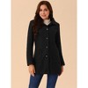 Seta T Women's Winter Overcoat Mid-Long Casual Notch Lapel Single-Breasted Peacoat - 3 of 4