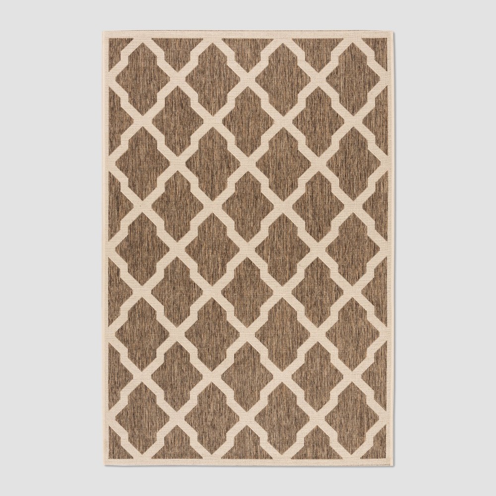 3'X5' Leonida Outdoor Rug Beige/Cream - Safavieh