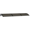 vidaXL Door Canopy Black 118.1 in.x31.5 in. Polycarbonate - 2 of 4