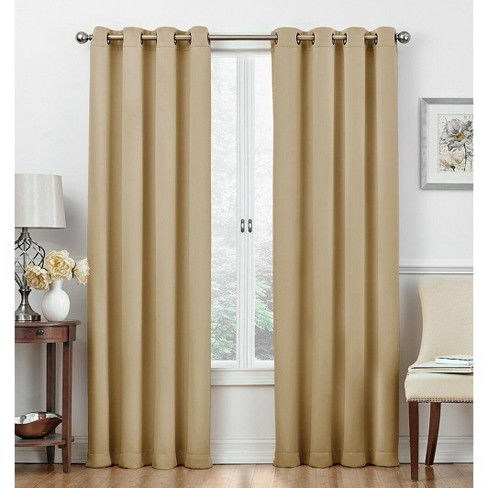 Goodgram 2 Pack: Hotel Thermal Grommet 100% Blackout Curtains - 52 In ...