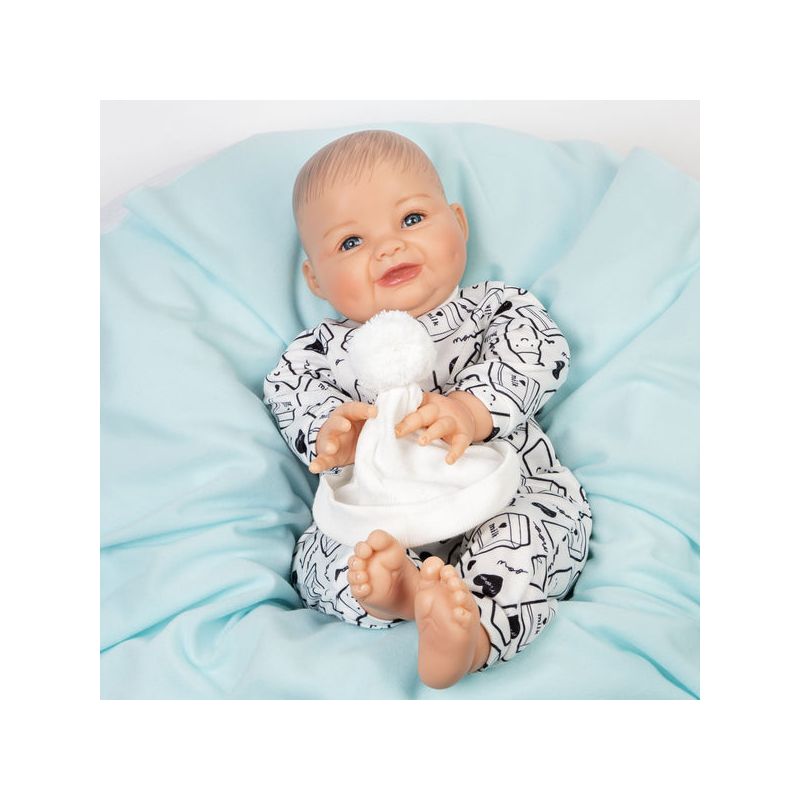Paradise Galleries Realistic Chubby Baby Boy Doll - Big Boy with fat rolls and magnetic pacifier, 5-Piece Reborn Doll Set, 5 of 10