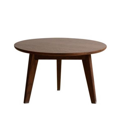SYFERLORY Center Table Low Table 100% Solid Oak Wood Top Plate Desk Coffee Table Width 60 x Depth60 x Height 35 cm