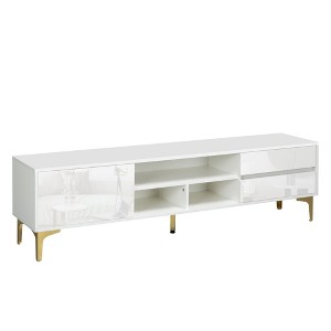 NicBex TV Stands for 65 inch TV,Mondern Entertainment Center with UV Bloom Drawer Panel,TV Console for Living Room, Bedroom, Home - 1 of 4
