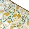 Wrapables Large & Small Foldable Nylon Reusable Shopping Bags (Set of 2), Fresh Lemons - 3 of 4