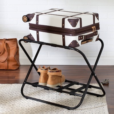 fold up luggage rack