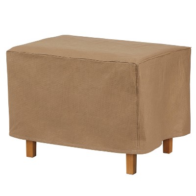 40" Essential Rectangular Ottoman/Side Table Cover - Duck Covers