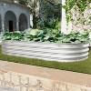 Dolonm Galvanized Raised Garden Bed | Rust-Resistant | Adjustable Modular Design | Easy Assembly | American Style - 4 of 4