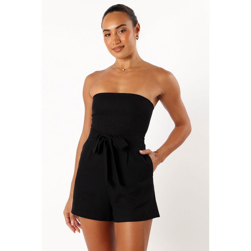 Petal and Pup Womens Christie Strapless Romper, 1 of 7