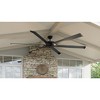 Urban Ambiance Luxury Industrial Indoor or Outdoor Ceiling Fan,  15.5"H x 96"W,  Midnight Black, UHP9131 - 3 of 4