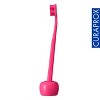 Curaprox Toothbrush Holder Magenta, Hygienic Upright Stand for Clean and Organized Storage - 3 of 4