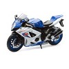 2008 Suzuki GSX-R1000 Blue Bike Motorcycle 1/12 by New Ray - 2 of 3