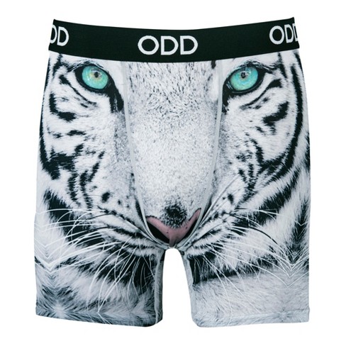Men's Funny 3D Wolf Print Boxer Briefs Breathable Underwear Shorts