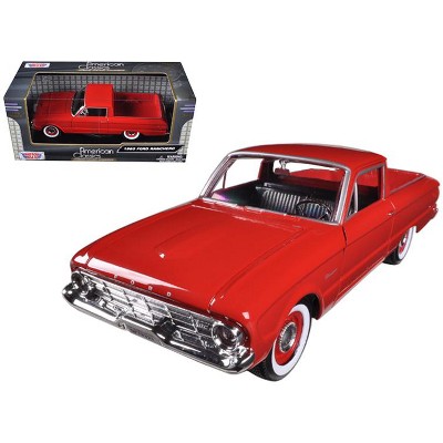 1960 Ford Falcon Ranchero Pickup Red 1/24 Diecast Model Car by Motormax