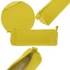 Unique Bargains Solid Color Round Stationery Bags with Zipper for Teen Office - 3 of 4