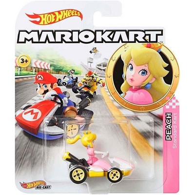 Hot Wheels Mario Kart 1:64 Scale Peach Standard Kart Collectible Vehicle