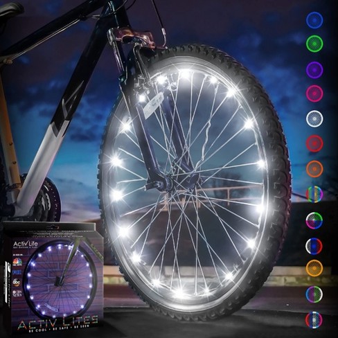 Activ Life Bike Wheel Lights 1 Tire White Top Basket Stuffers For Kids Girls Boys Teen Gifts Target