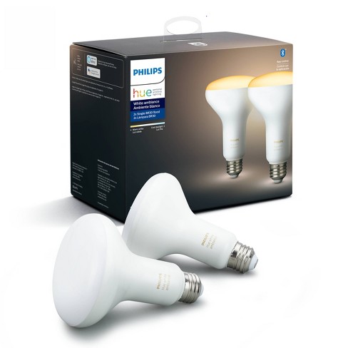 Philips 2pk Hue A19 60w LED With Wireless Bulb Starter Kit White for sale online 