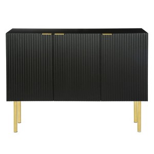 TIRAMISUBEST Modern Luxury Sideboard with Gold Legs & Adjustable Shelves - Buffet Cabinet - 1 of 4