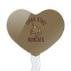 Texas State Bobcats Heart Love Cupcake Picks Toppers Decoration Set of 6 - 2 of 4