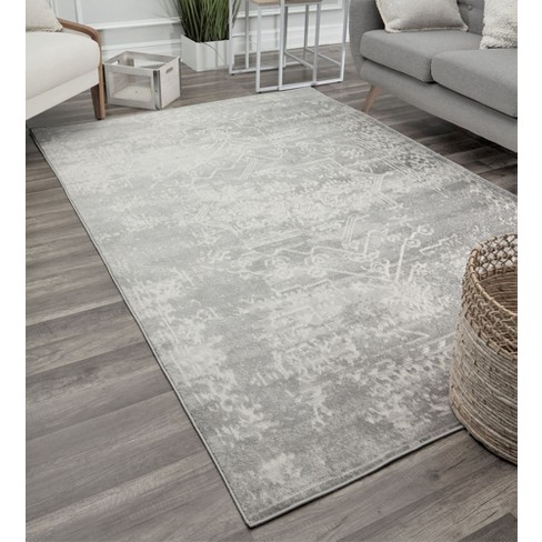 Rugs America Gallagher Gl35b Fine Sand Vintage Transitional Gray Area ...