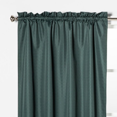 84 X 42 Braxton Blackout Window Curtain Panel Pine Green