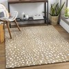 Hauteloom Athena Brown Giraffe Print Wool Rug - 2 of 4