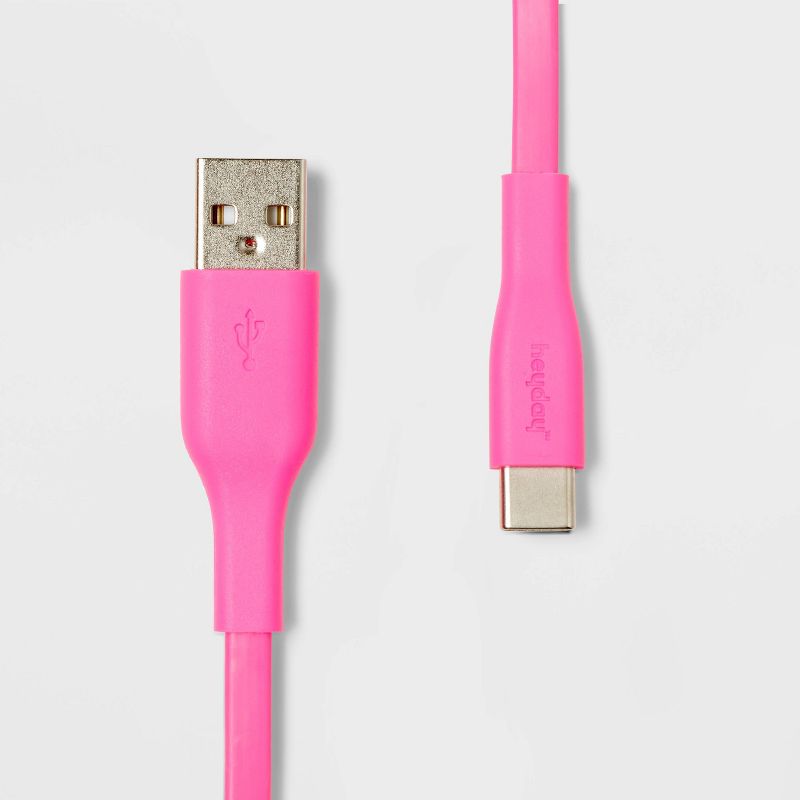 3' USB-C to USB-A Flat Cable - heyday™, 1 of 6