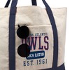 Florida Atlantic University FAU Owls Established Date Canvas Tote Bag With External Pocket, Reusable Shoulder Bag for Shopping, School, Beach - 2 of 4