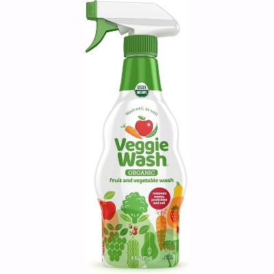 Citrus Magic Veggie Wash Organic Fruit & Vegetable Wash Liquid 16 Oz