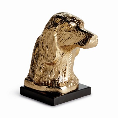 Plum & Post Distinguished Dog Bust Sculpture - Handcrafted