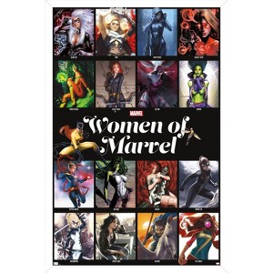 Trends International Marvel - Women of Marvel - Grid Framed Wall Poster Prints - 1 of 4