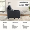 Electric Recliner Chair with Lumbar Pillow, Adjustable Angles, USB Port & Faux Leather Upholstery for Living Room or Office - 3 of 4