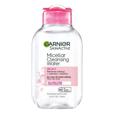 Garnier SKINACTIVE Micellar Cleansing Water All-in-1 Makeup Remover & Cleanser - 3.4 fl oz
