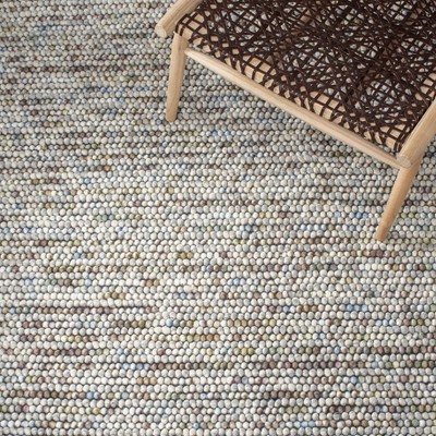 Natura NAT620 Hand Woven Indoor Accent Rug - Ivory/Multi - 3'x3' - Safavieh