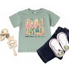 The Juniper Shop Meet Me Under The Stars Toddler Short Sleeve Tee - 2T - Seafoam - 3 of 4