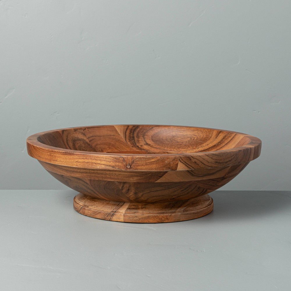 Photos - Other kitchen utensils Wooden Decor Bowl - Hearth & Hand™ with Magnolia